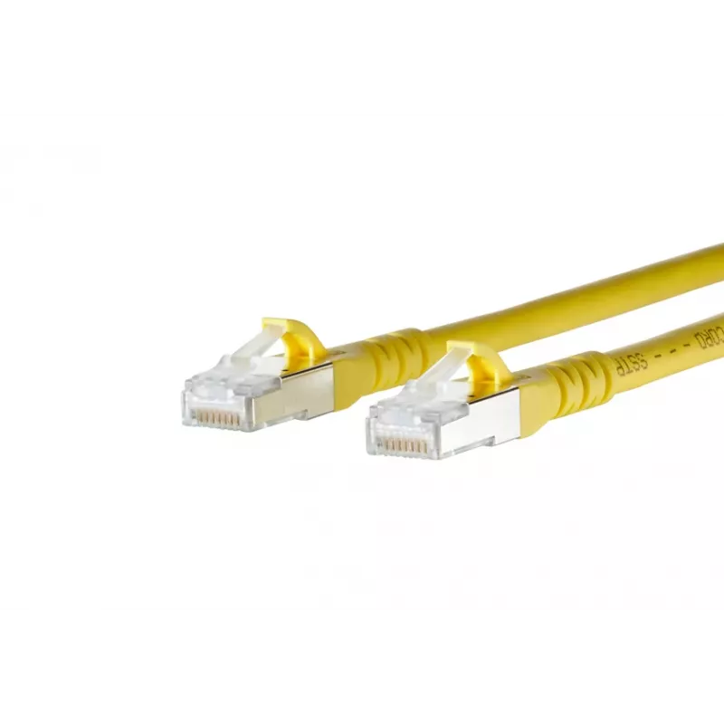 METZ CONNECT cavo patch Cat.6A S/FTP, RJ45 su RJ45, 0,75m, grigio, 10GBase-T 130845B077-E