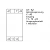 METZ CONNECT KRS-E08 3 24 V AC/DC modulo relè di interfaccia, 1 in scambio, 8 A, guida DIN 110673