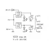 METZ CONNECT KRS-E08 3 24 V AC/DC modulo relè di interfaccia, 1 in scambio, 8 A, guida DIN 110673