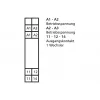 METZ CONNECT KRA-S-F8/21 relè di potenza 24V DC 8A SPDT grigio guida DIN 11070613