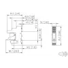 METZ CONNECT 11051005 modulo keystone RJ45 Cat.6A schermato, senza attrezzi, nero/arancione