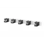 METZ CONNECT BTR pannello rack 1U per gestione cavi, 5 anelli, nero 130894-01-03-E