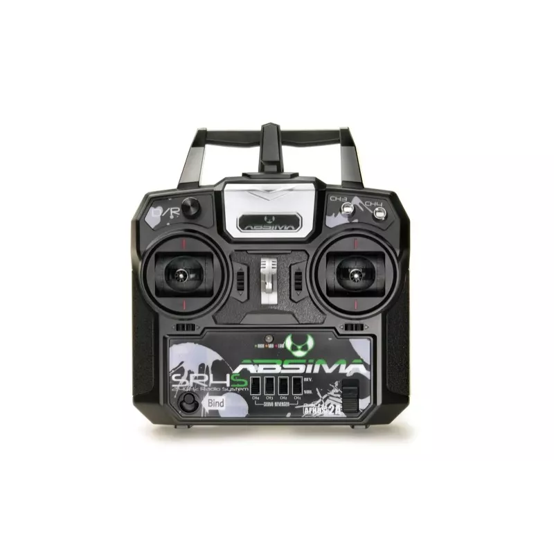 Absima SR4S radiocomando a stick 4 canali 2,4 GHz con ricevitore, nero