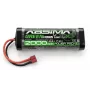 Absima Greenhorn pacco batteria ricaricabile NiMH 7,2V 2000mAh T-Plug softcase per modelli RC