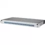 METZ CONNECT 1502697424-E patch panel Cat.6A schermato 24 porte 1U, IDC senza attrezzi, grigio chiaro