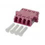 METZ BTR 15090079-I OpDAT Q-LC MM ceramica OM4 erika viola accoppiatore quad LC