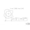 METZ MMT471A315-0004 connettore femmina PCB, 8 poli, passo 2,54 mm, THT, dritto