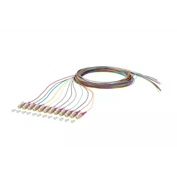 METZ CONNECT 150N1JO0020E cavo patch in fibra ottica OM4 multimodale, 12x LC Duplex, 2 m, nucleo 50 µm, multicolore