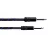 Cordial 14770 cavo audio jack mono 6,3 mm TS su 6,3 mm TS 5 m nero/blu tessile