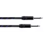 Cordial 14770 cavo audio jack mono 6,3 mm TS su 6,3 mm TS 5 m nero/blu tessile
