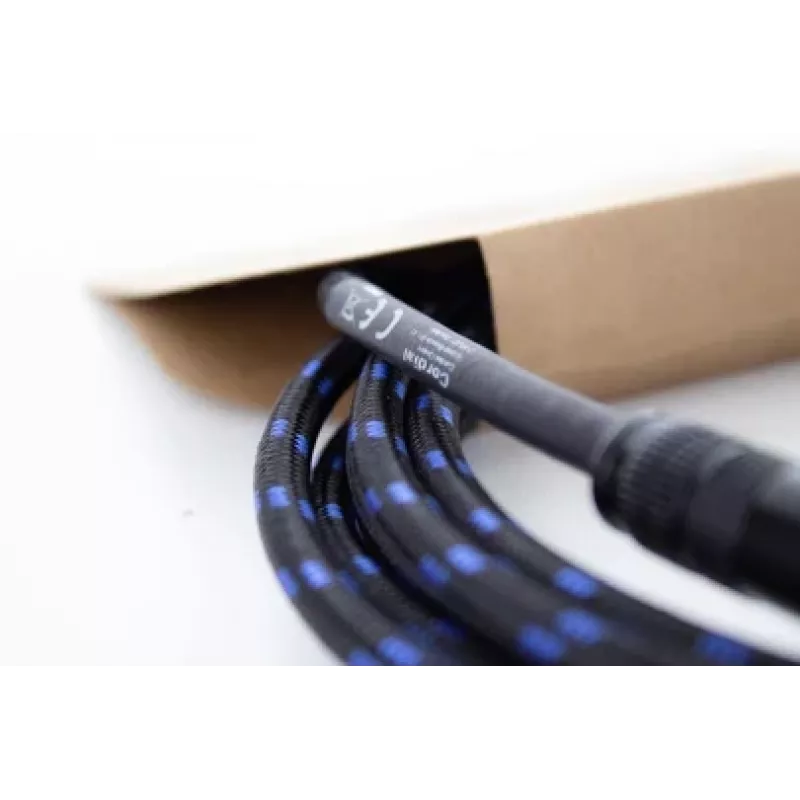 Cordial 14770 cavo audio jack mono 6,3 mm TS su 6,3 mm TS 5 m nero/blu tessile