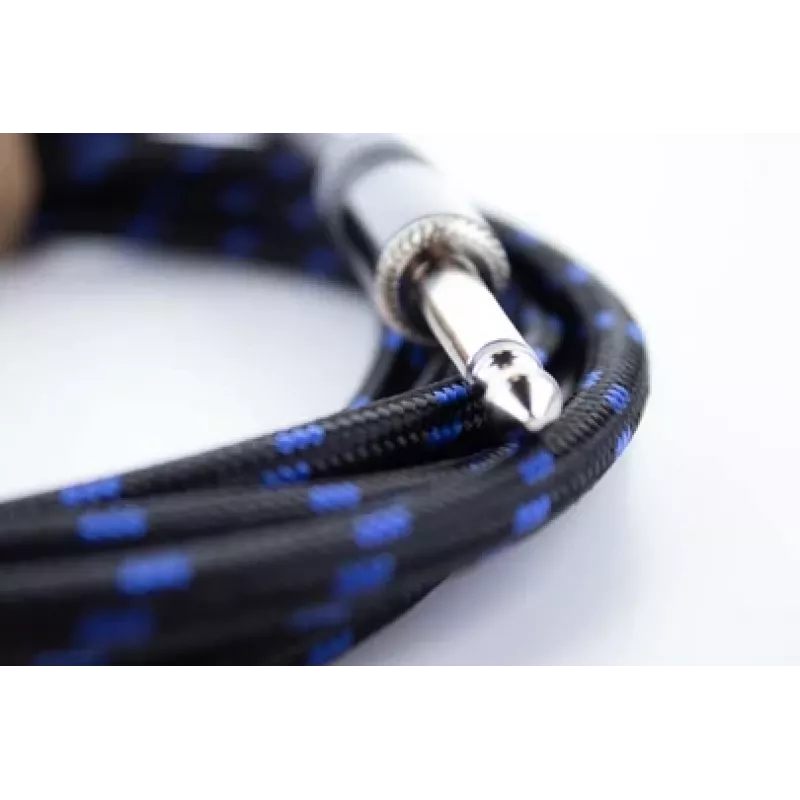 Cordial 14770 cavo audio jack mono 6,3 mm TS su 6,3 mm TS 5 m nero/blu tessile