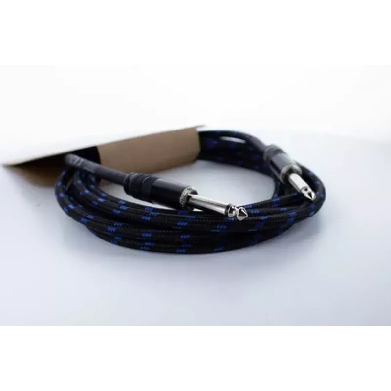 Cordial 14770 cavo audio jack mono 6,3 mm TS su 6,3 mm TS 5 m nero/blu tessile