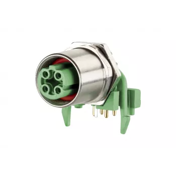 METZ MMT471A115 connettore femmina PCB, 4 poli, passo 3,5 mm, verde