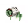 METZ MMT471A115 connettore femmina PCB, 4 poli, passo 3,5 mm, verde