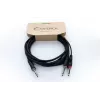 Cordial 14876 cavo adattatore audio a Y jack stereo 6,3 mm su 2x jack mono 6,3 mm 1 m nero