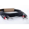 Cavo audio Cordial 14846 Twin Mono jack 6 m nero - doppio jack TS 6,3 mm su doppio jack TS 6,3 mm