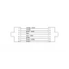 Cavo patch Cordial 15540 CAT 5e S/UTP, RJ45, 15 m, nero, guaina PUR