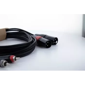 Cavo audio Cordial EU 1 MC XLR su RCA 1 m nero 14847