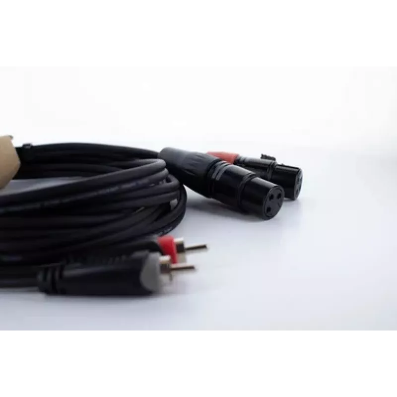 Cavo di collegamento Cordial EU 1 FC XLR su RCA 1 m nero (14851)