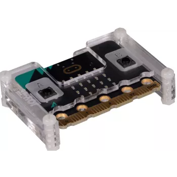 JOY-IT BBCZ CASE V2 TR - custodia protettiva trasparente per BBC micro:bit V2 (MB-CASE02)