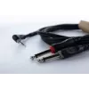 Cavo adattatore audio a Y Cordial 14866 3,5 mm stereo su 2x 6,3 mm mono 1 m nero
