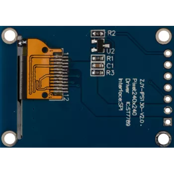 Joy-it modulo display IPS TFT LCD da 1,3 pollici 240x240 con supporto di montaggio SBC (SBC-LCD01)