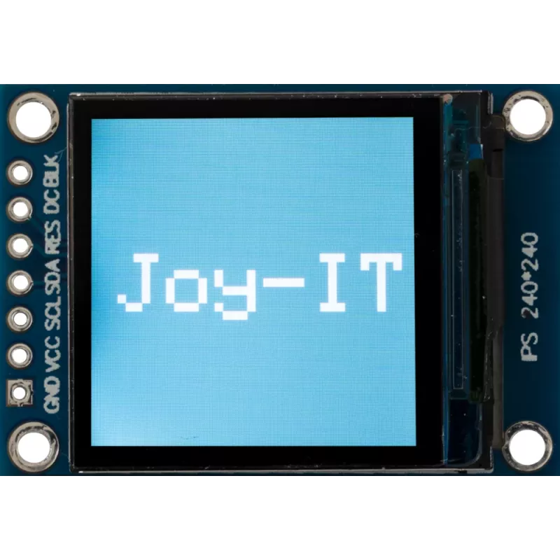 Joy-it modulo display IPS TFT LCD da 1,3 pollici 240x240 con supporto di montaggio SBC (SBC-LCD01)