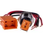 JOY-IT BUTTON22C-M-RD pulsante interruttore 250V AC 15A SPST NO IP67 IK10 rosso