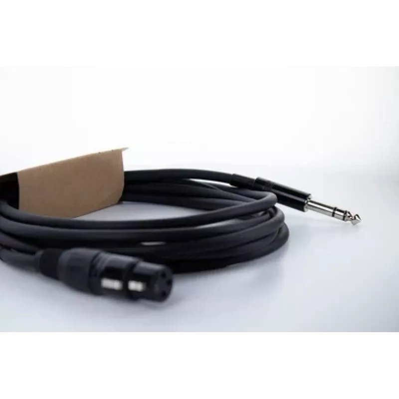 Cordial EM 1.5 FV cavo audio XLR a jack 6,3 mm 1,5 m nero 14821