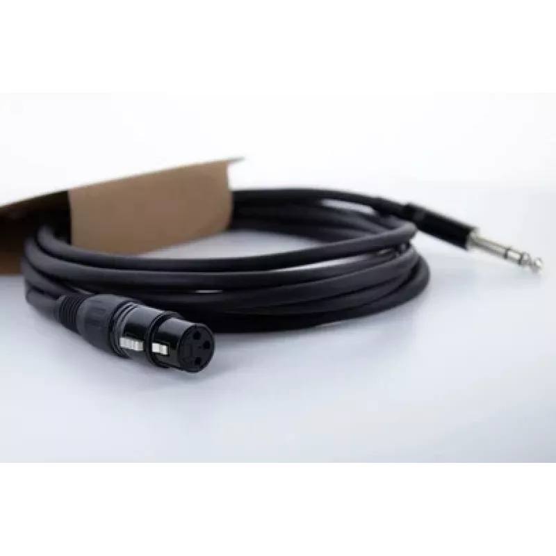 Cordial EM 3 FV cavo jack XLR a 6,3 mm TRS 3m nero 14822