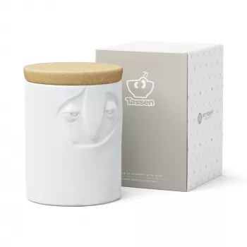 FIFTYEIGHT PRODUCTS Charmant barattolo di porcellana per conserve 1700 ml bianco