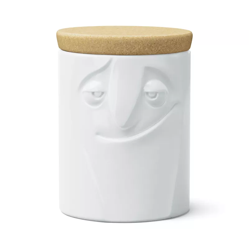 FIFTYEIGHT PRODUCTS Charmant barattolo di porcellana per conserve 1700 ml bianco