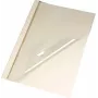 LMG Cartelle per rilegatura termica A4 beige lino dorso 3 mm confezione da 50 BMDLEM-BEIG-R3