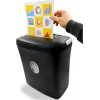 LMG DWS-1012CD Distruggidocumenti a taglio particellare con contenitore separato per CD/DVD, livello di sicurezza P-4, 10-12 fogli, 21L