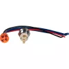 JOY-IT Button12E-01 Pulsante a ritenuta antieffrazione, verde, 12mm, IK10, IP67