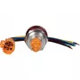 JOY-IT Button22NA-01 Pulsante di emergenza, blocco meccanico, rosso/verde, Ø22 mm, IP67, IK10