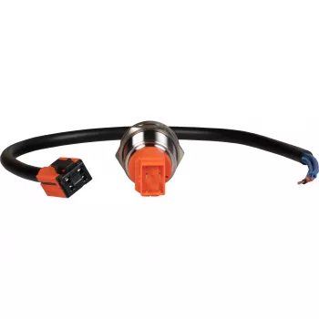 JOY-IT Button22T-01 Pulsante (contatto NA), LED rosso/blu, 22mm, IP68, IK10