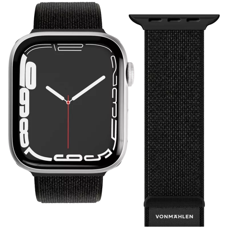 VONMÄHLEN Fitness Loop 2 cinturino per Apple Watch 40/41/42mm, nero