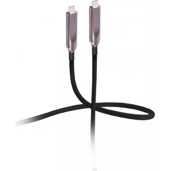 Flexline Cavo ottico attivo ibrido USB-C 12,5m 8K 60Hz 10Gbps 60W PD TPU nero FL31-44211