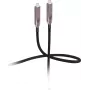 Flexline Cavo ottico attivo ibrido USB-C 12,5m 8K 60Hz 10Gbps 60W PD TPU nero FL31-44211