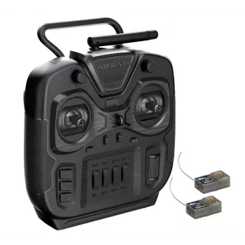 Absima SR6S-EVO Sistema radiocomando a stick 6 canali 2,4GHz con due ricevitori (nero) 2000111