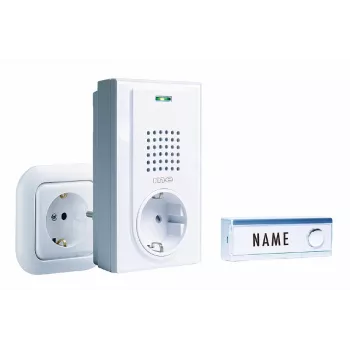 m-e modern-electronics FG-2.2 Campanello wireless set completo con targhetta