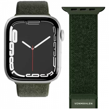 VONMÄHLEN Fitness Loop 2 cinturino per Apple Watch 44mm, 45mm, 49mm – oliva