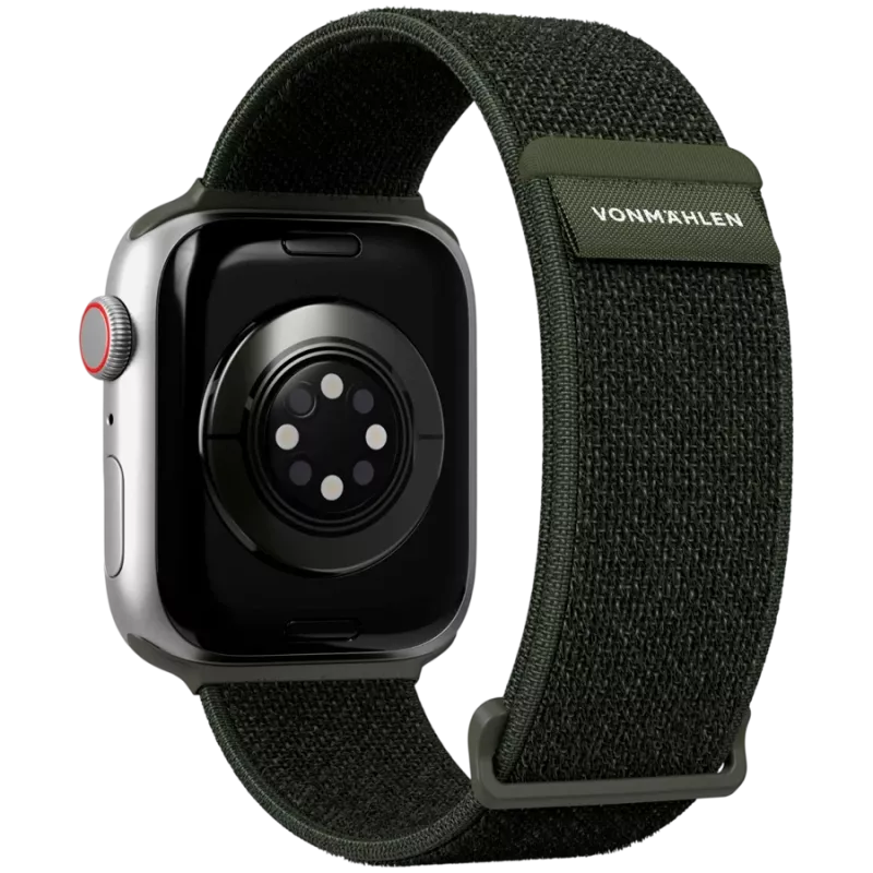 VONMÄHLEN Fitness Loop 2 cinturino per Apple Watch 44mm, 45mm, 49mm – oliva
