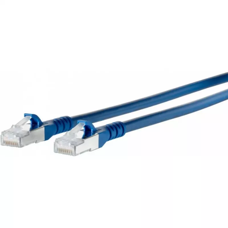 METZ CONNECT 1308450344-E cavo patch di rete Cat6a S/FTP, 0,3m, blu