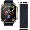 VONMÄHLEN Classic Nylon Loop cinturino per Apple Watch 44/45/46/49mm, blu navy, taglia unica