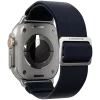 VONMÄHLEN Classic Nylon Loop cinturino per Apple Watch 44/45/46/49mm, blu navy, taglia unica