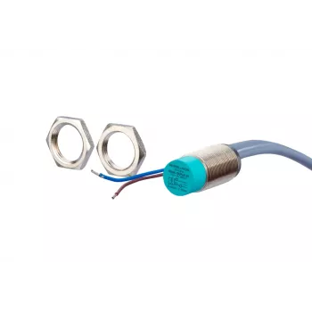 METZ CONNECT sensore di prossimità induttivo 2 fili DC M12 a filo NO 2mm IP67 cavo 2m 110149