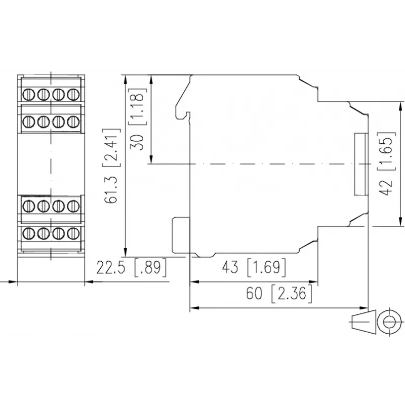 METZ CONNECT DRIW-E16 Relè di potenza, nero/bianco 1101500522